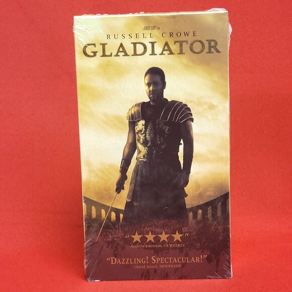 Gladiator Russell Crowe 2000 VHS New Sealed - Picture 1 of 8